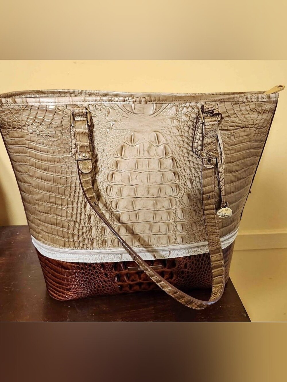 Brahmin Medium Asher Tote Bag in the colorway pattern "Multi Banyan"